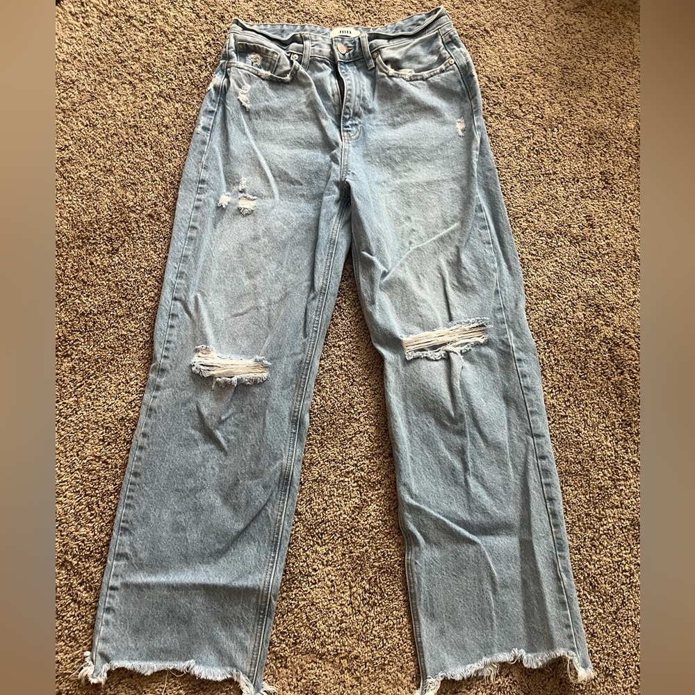 Wide leg jeans